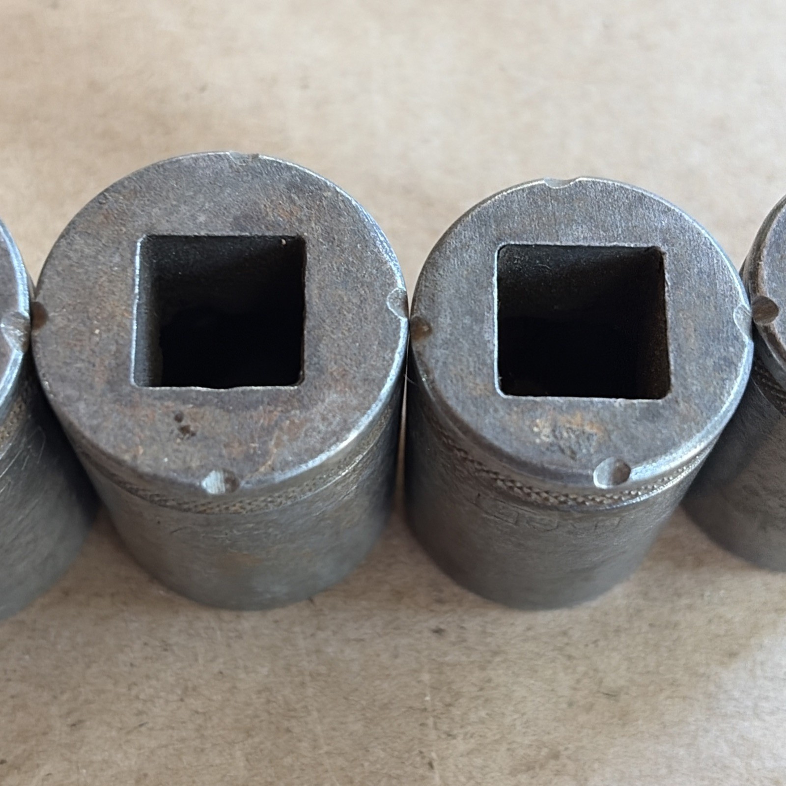 Rare 4 Pc. Craftsman BE 1/2″ Drive 8 Point Sockets 3/4″, 11/16″, 5/8″ & 9/16″
