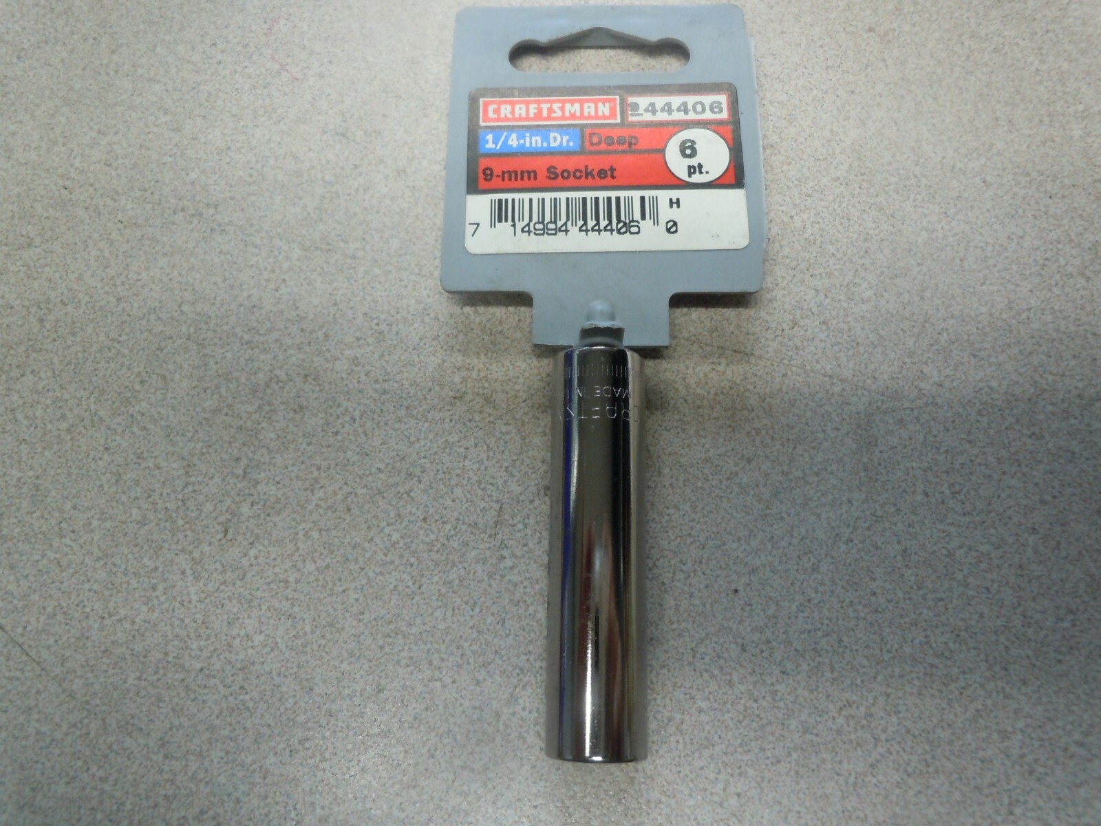 Craftsman Sockets 1/4″ Drive Shallow or Deep Metric or Inch Choose Size