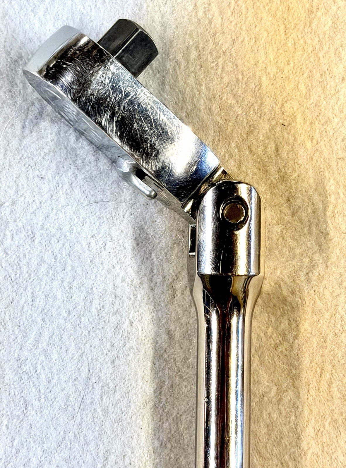 Snap-on FHLFD80AR 3/8 Flex Head Ratchet Classic Red Hard Handle Dual 80 USA Mint