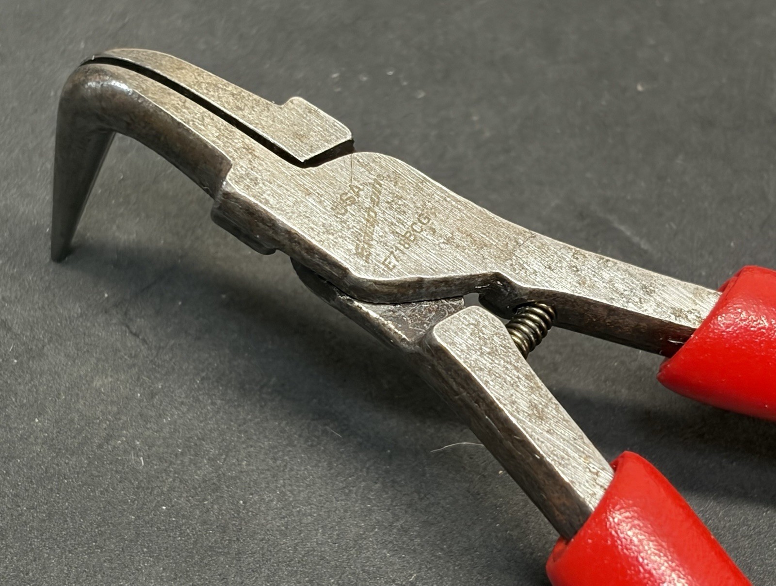 Snap-on Tools E718BCG Needle Nose Electrical Electronics 90 Degree Pliers