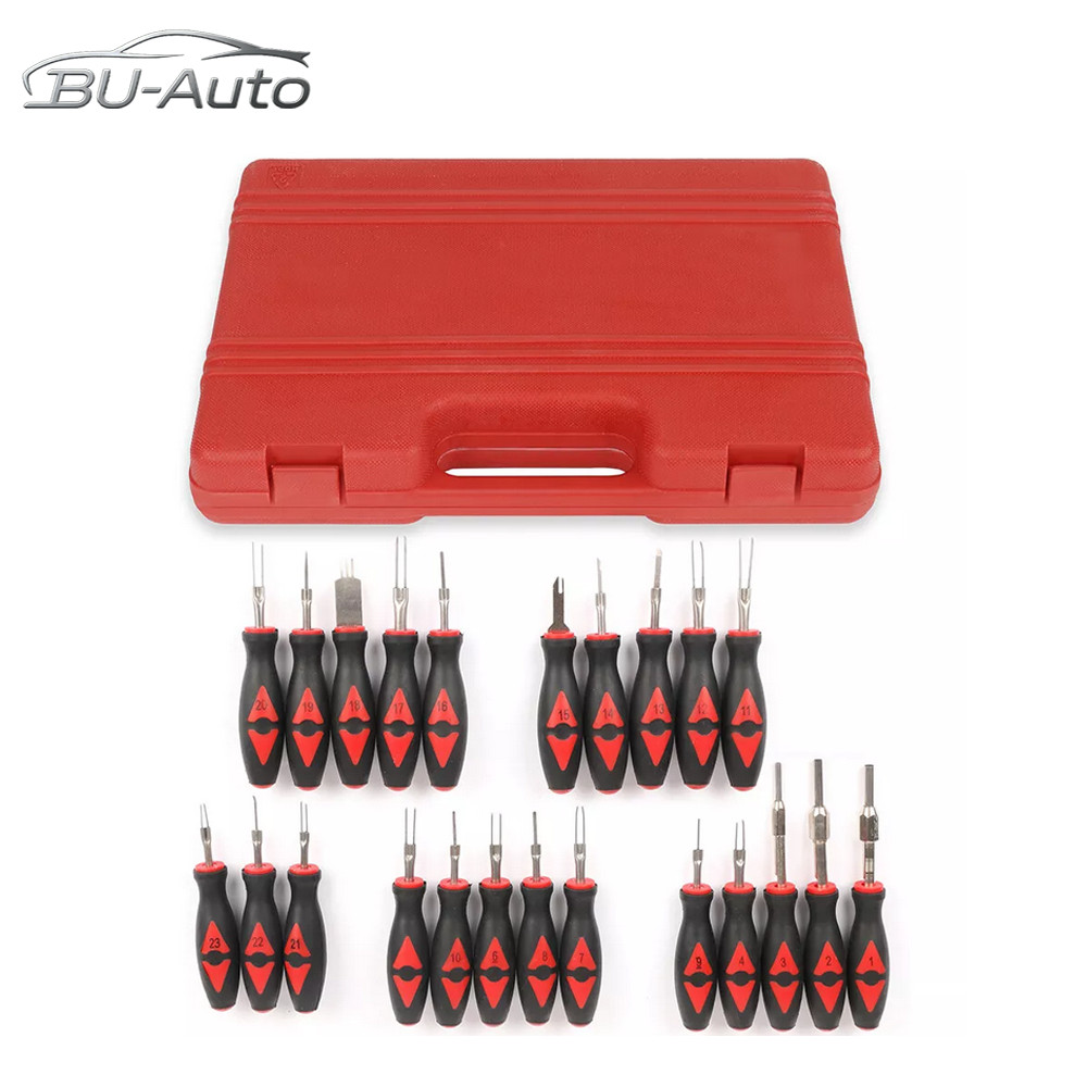 23pcs/set Universal Automotive Terminal Release Removal Remover Tool Kit + Case