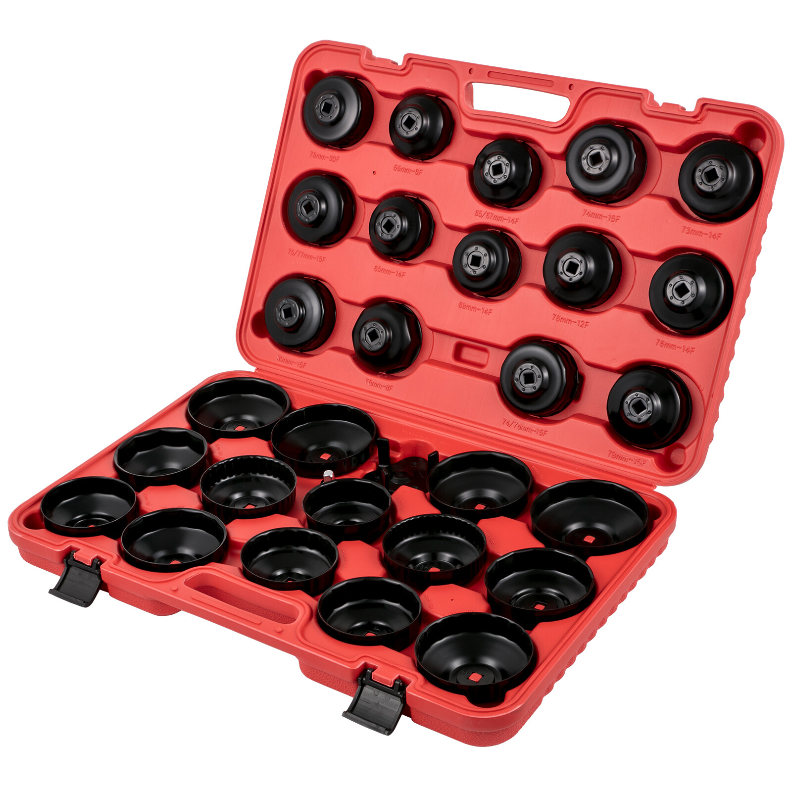 30 Pcs Oil Filter Cap Wrench Cup Socket Tool Set Mercedes BMW VW Audi Volvo Ford