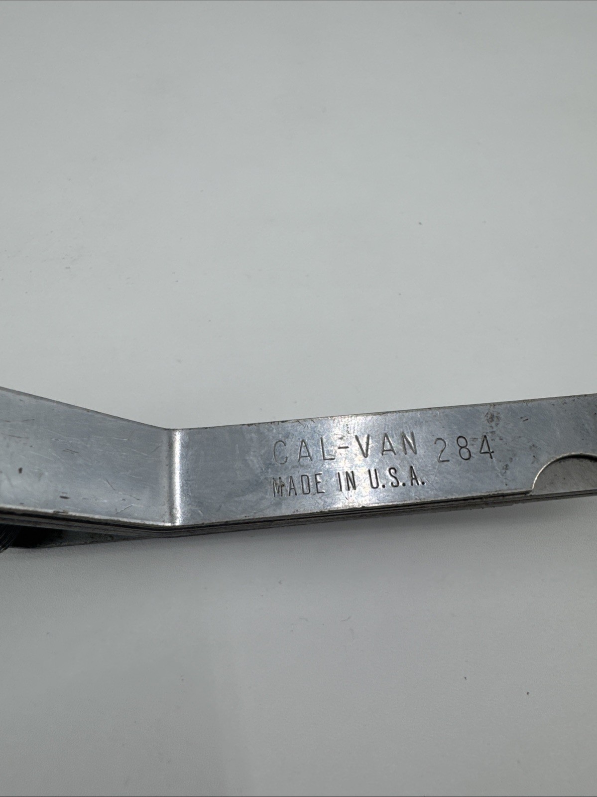 Vintage Cal-Van 284 Offset Feeler Gauge Thickness Tool – 20 Blades
