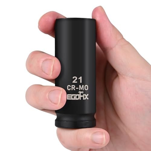 EGOFIX 1/2″ Drive Deep Impact Socket, 21mm CR-MO, 21mm,