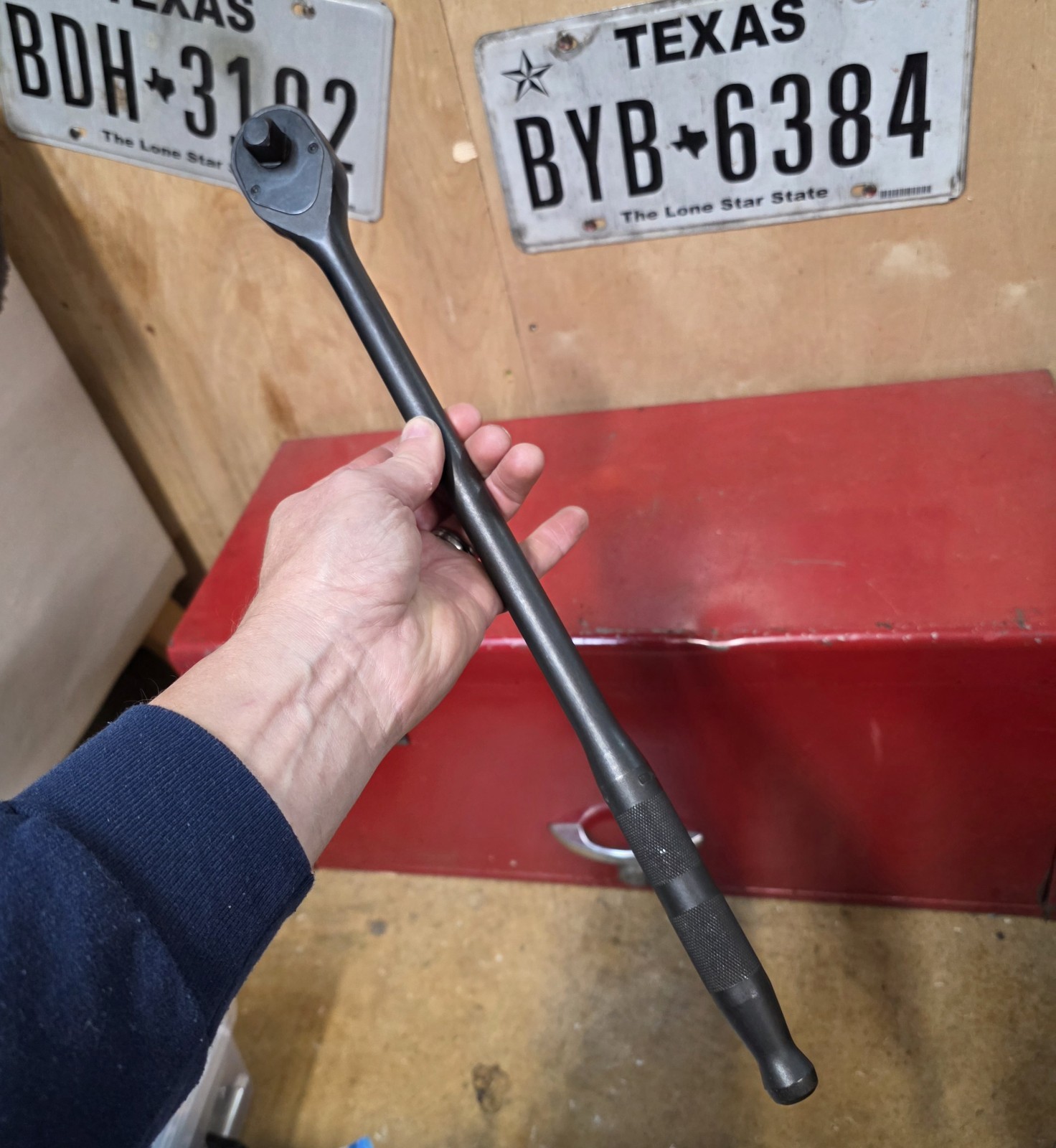 Proto 1/2″ Drive 18″ Long Black Oxide Ratchet 90 Tooth J5450HTCBL 2V USA