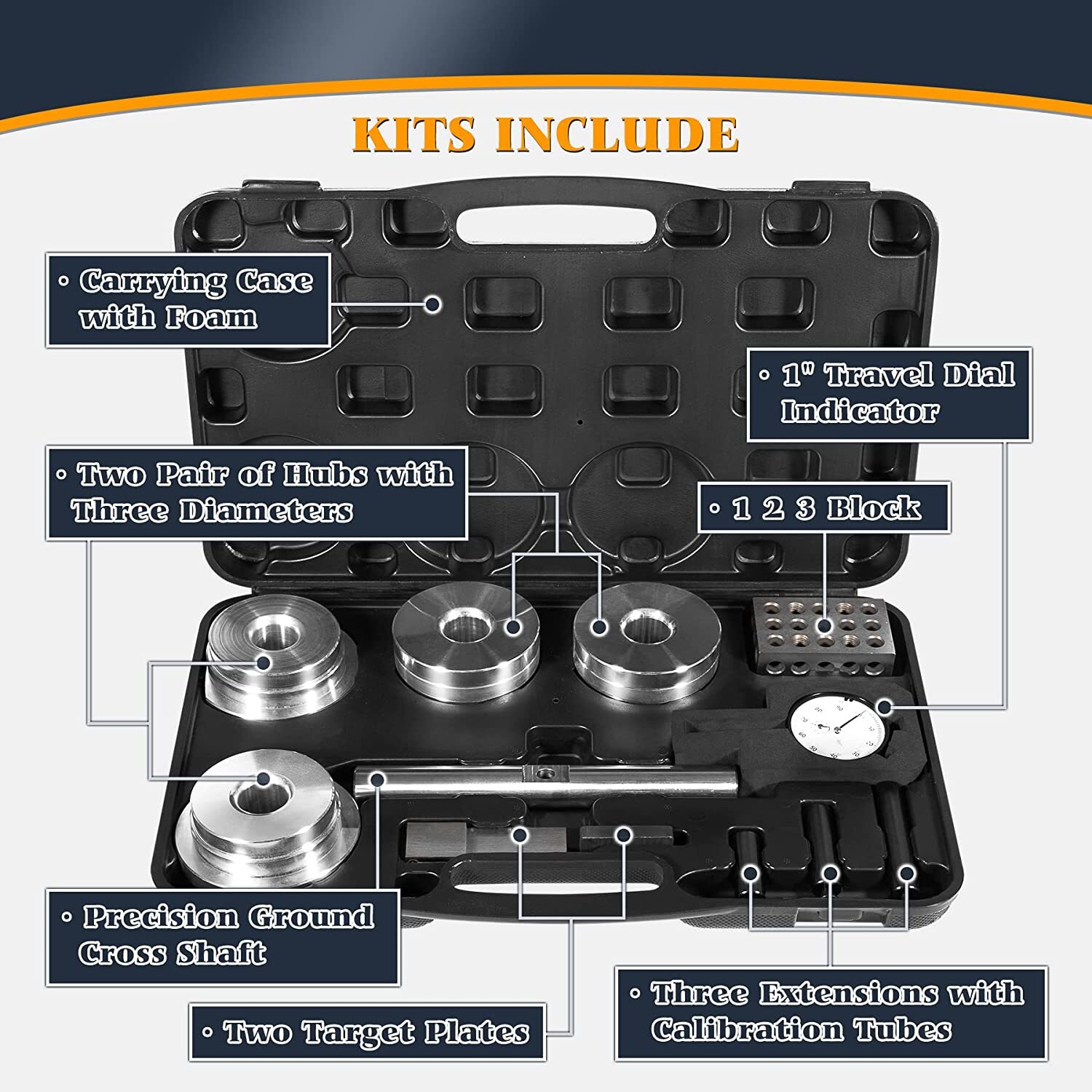 11001 Differential Pinion Depth Checker Kit Gauge Tool for Ford GM Chrysler Dana