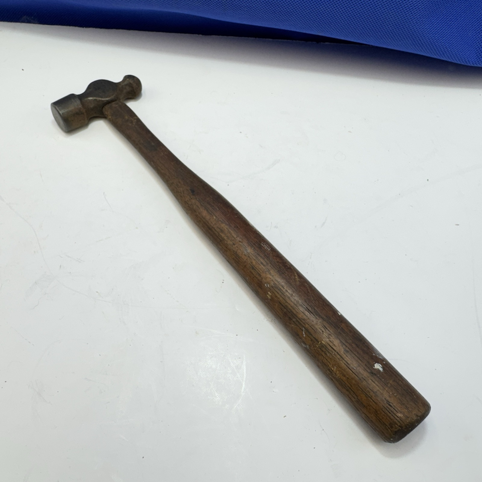 Ball Pein Hammer 400g 11″ Hickory Shaft Vintage Peen Reclaimed Tools Carpentry