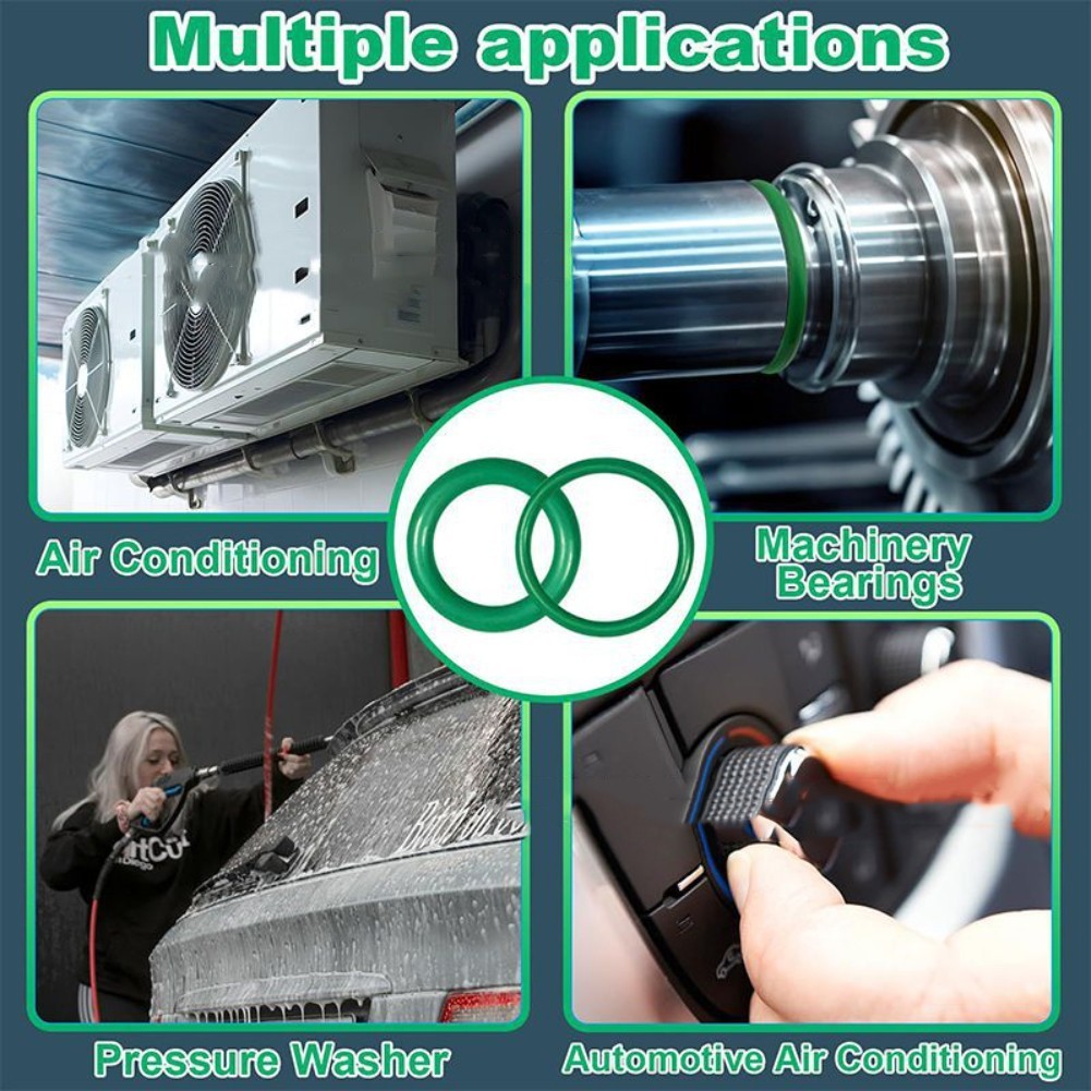 Automotive Air Conditioning Seal O Ring Kit with Multiple Sizes for Repairs