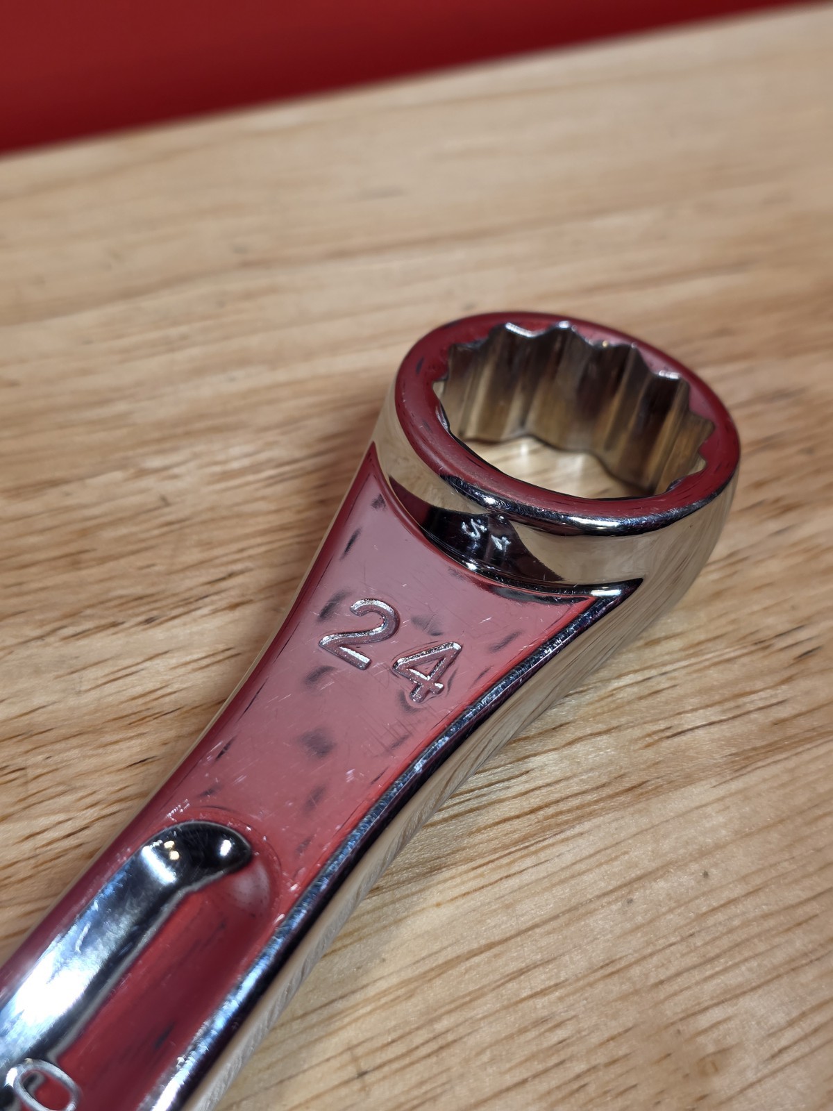 Mac Tools M24CL440 24mm Metric Standard 12-Point Chrome Combination Wrench
