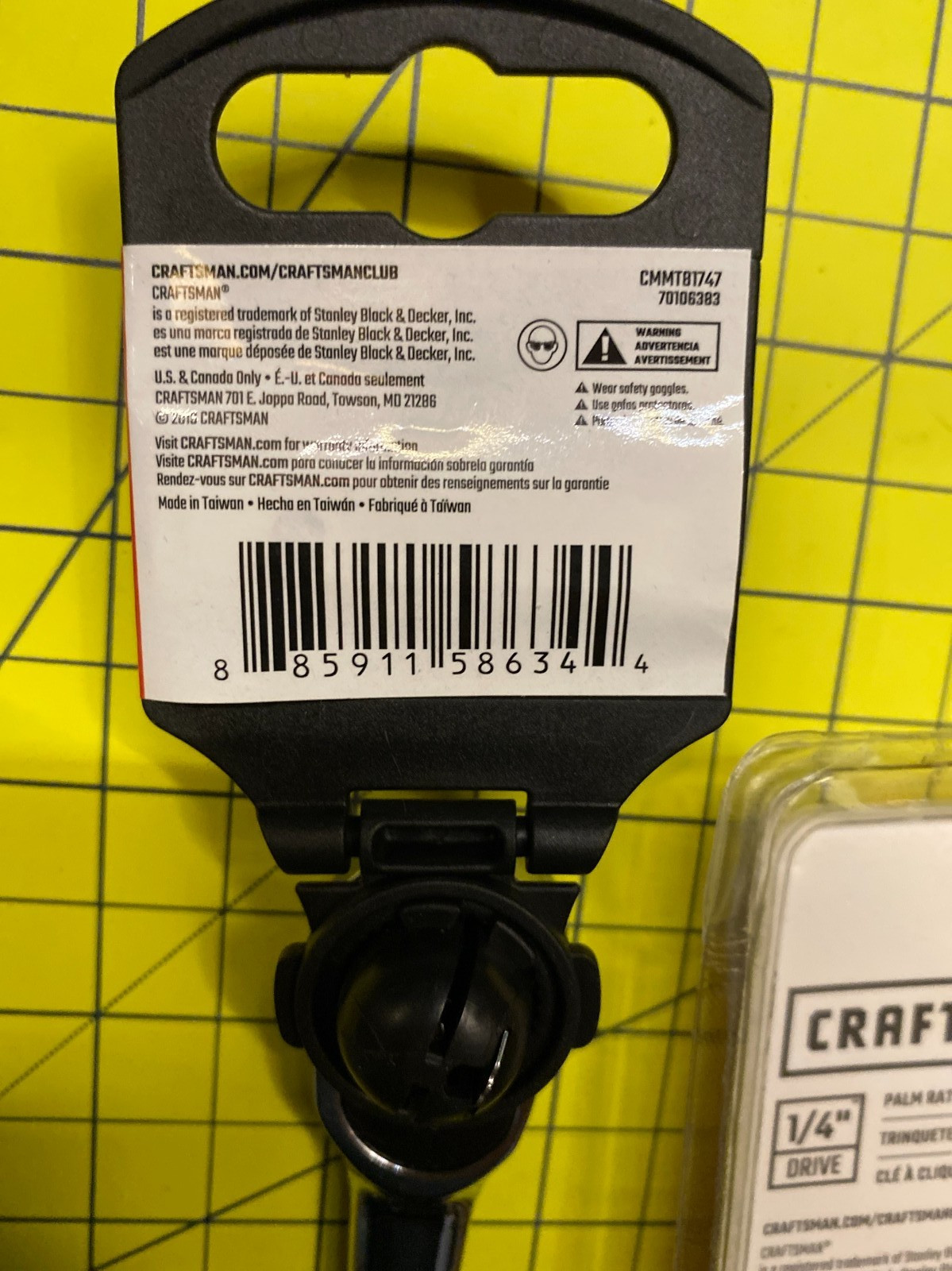 CRAFTSMAN Ratchet Wrench 1/4″ Drive CMMT81747 & 1/4″ Driv Palm Ratchet CMMT86004