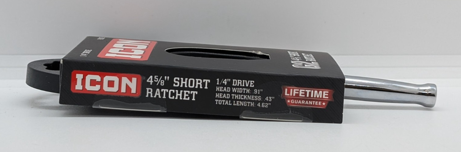 ICON 70442 G2 4-5/8″ Short Ratchet – NEW IN BOX!