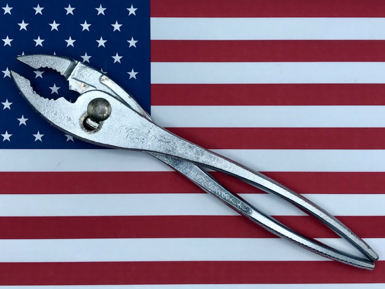 Vintage Lectrolite 10” Slip Joint Pliers, No. 10-N, USA 🇺🇸