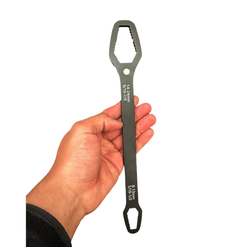 Heavy Duty Carbon Steel SelfTightening Wrench Kit 4Pieces/Set For Tight Space