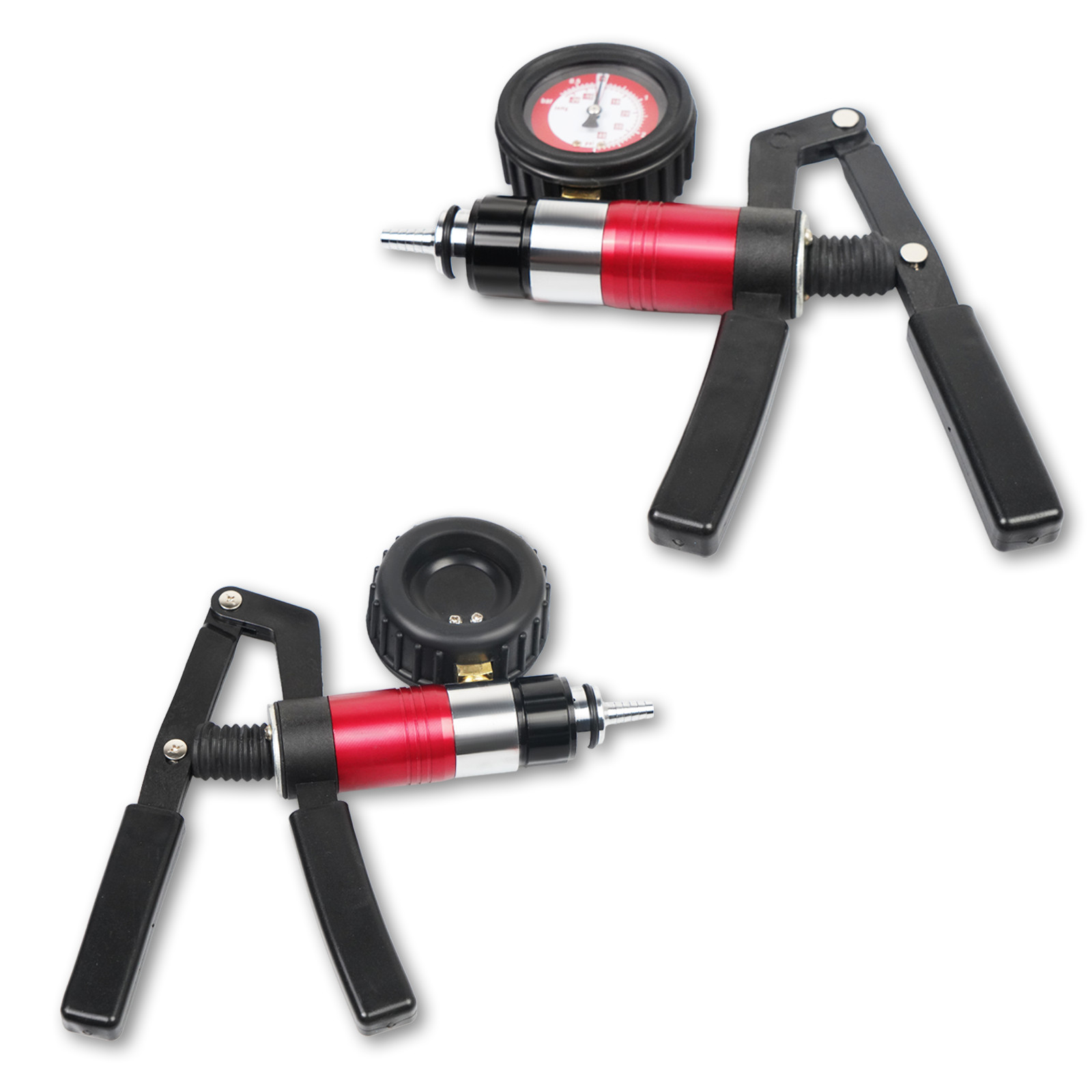 21pcs Hand Held Vacuum Pressure Pump Tester Brake Fluid Bleeder Bleeding Tool US