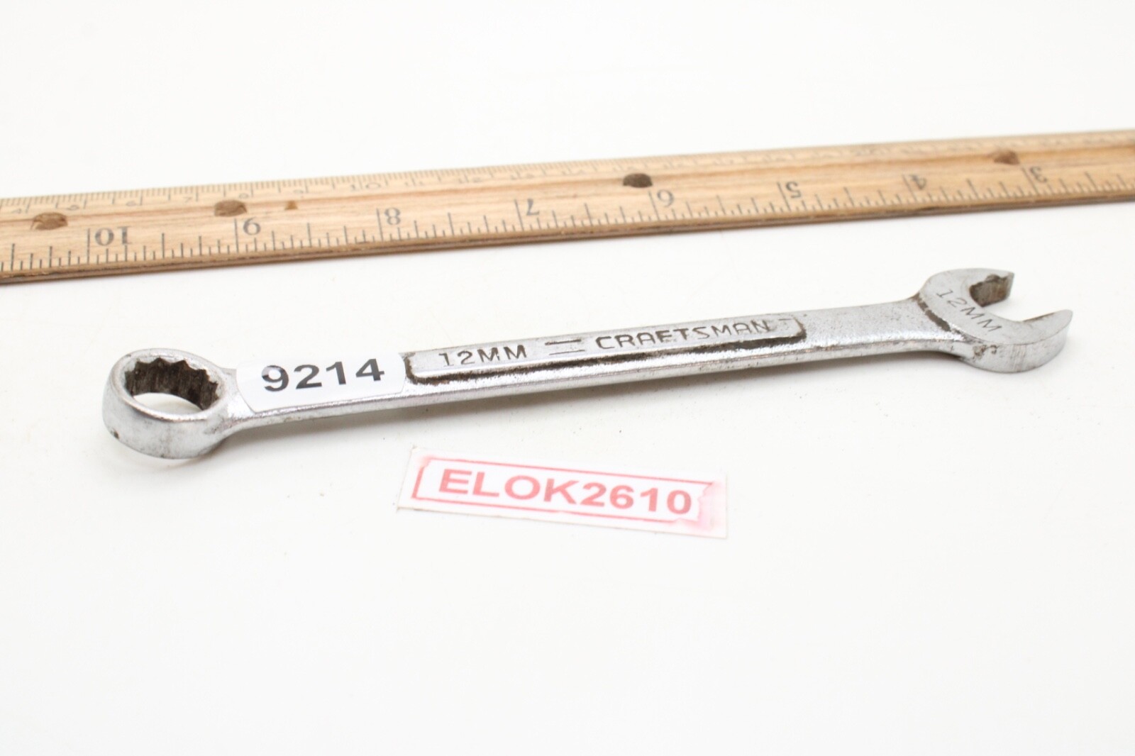 Craftsman V-42916 12mm 12 Point Metric Chrome Combination Wrench USA