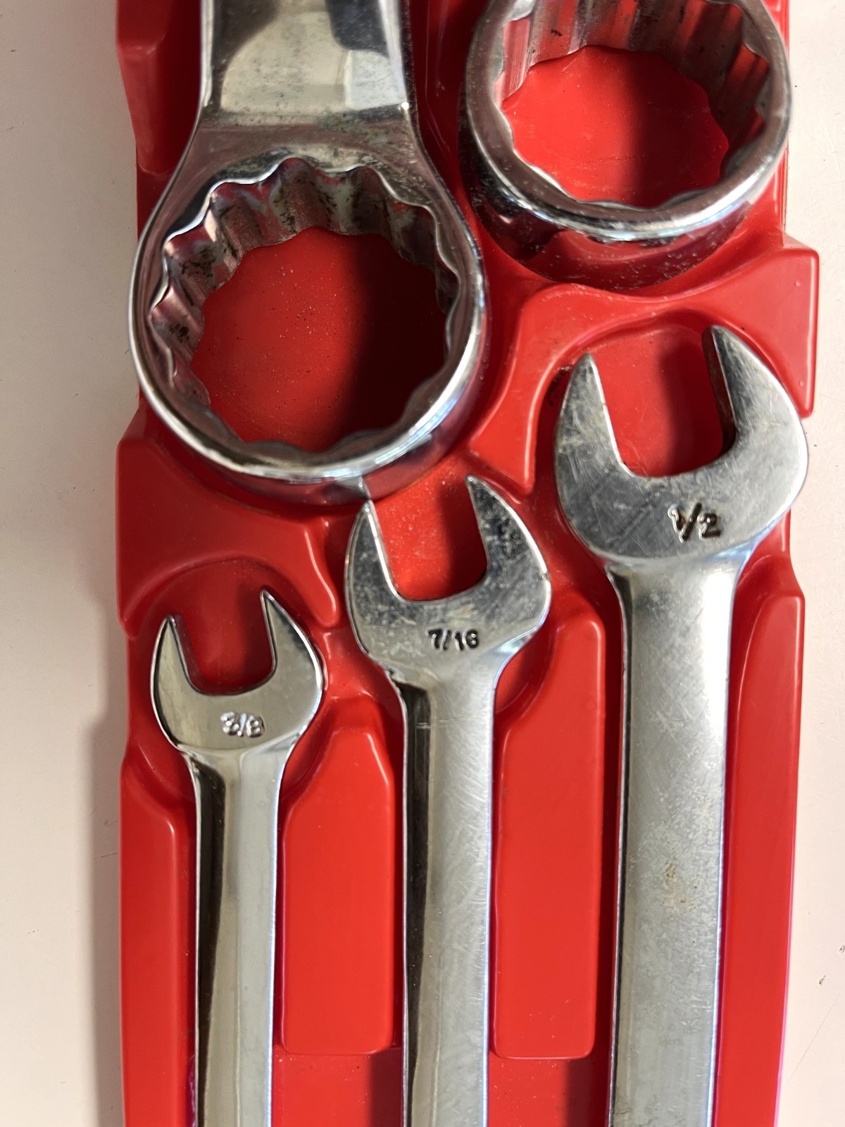 Snap-on 12 pt offset box wrench set XB3638, XB3234, OEX12, OEX14, OEX16
