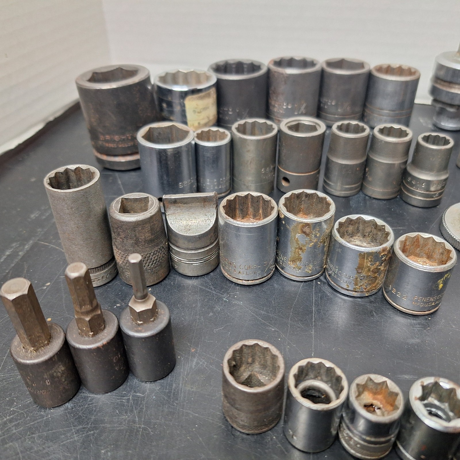 Lot Of USA Made Sockets And Things Multiple Brands And Sizes 81 Items