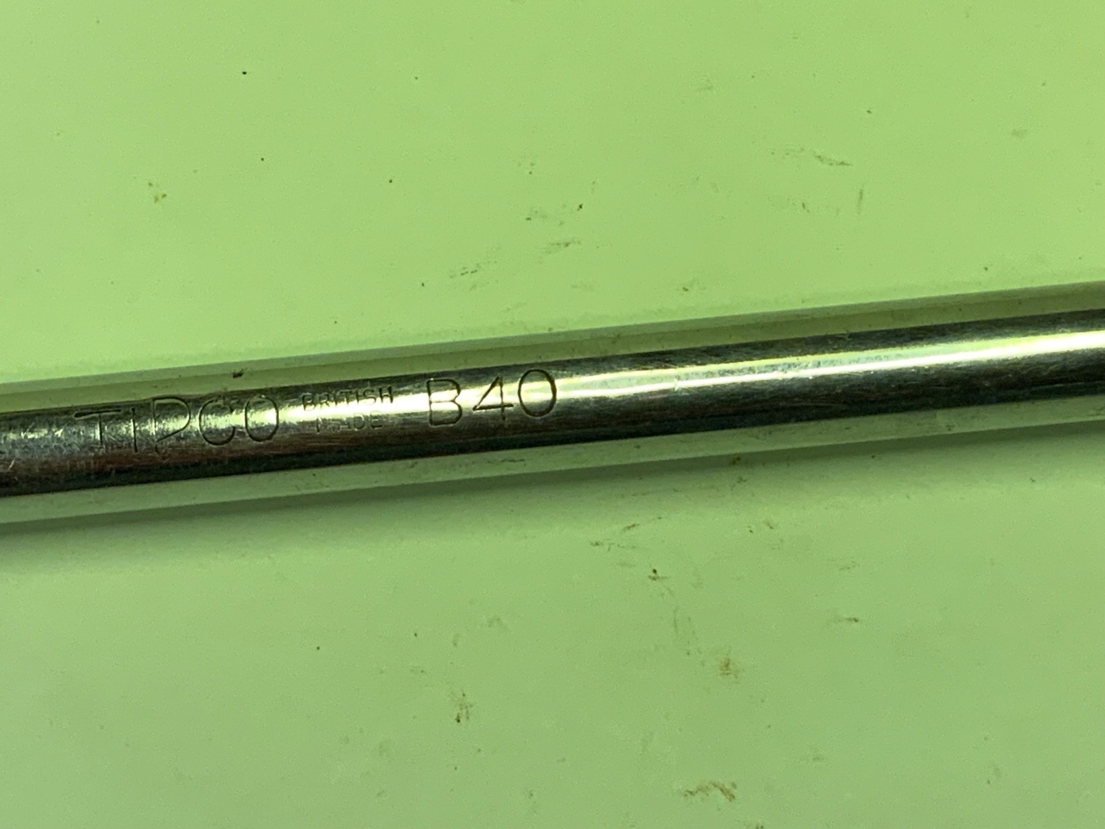 Tipco B40 1/2-inch drive handle or breaker bar 14” chrome tool British made RARE