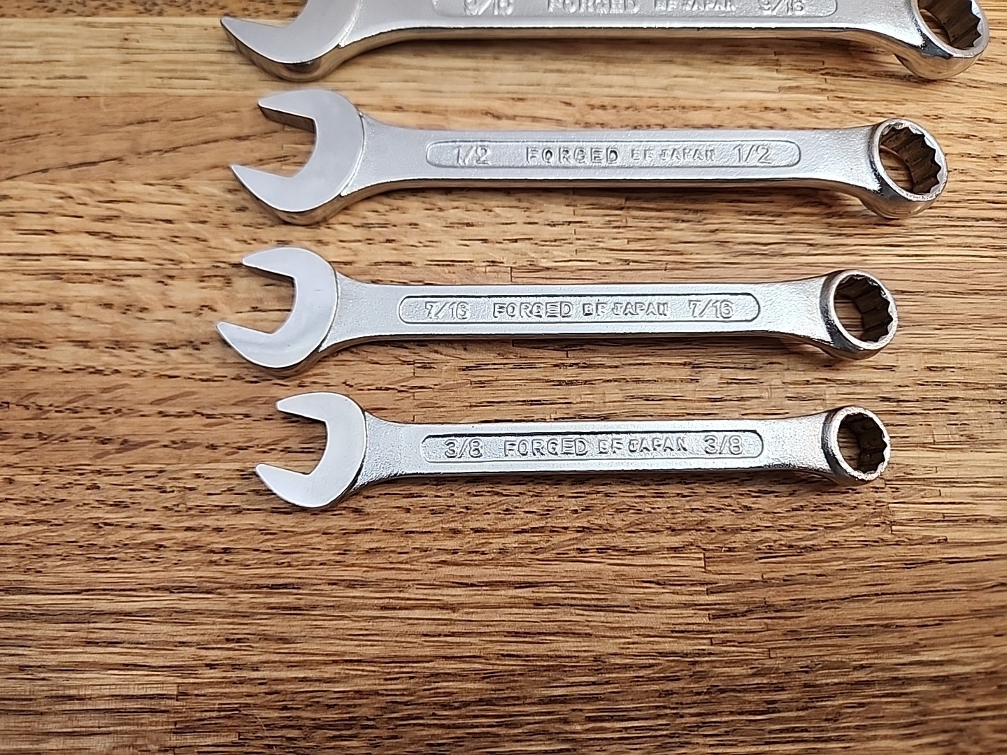 Vintage Sears 6pc SAE Wrench Set 4390