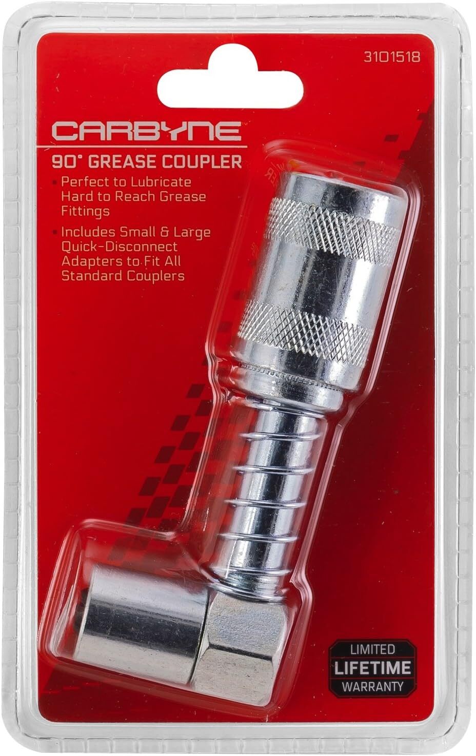 Carbyne 90 Degree Grease Coupler/Adapter. Access and Lubricate Fittings in…