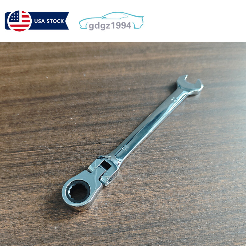 10mm Metric Flexible Head Ratcheting Wrench Spanner Tool Metric Flex Head