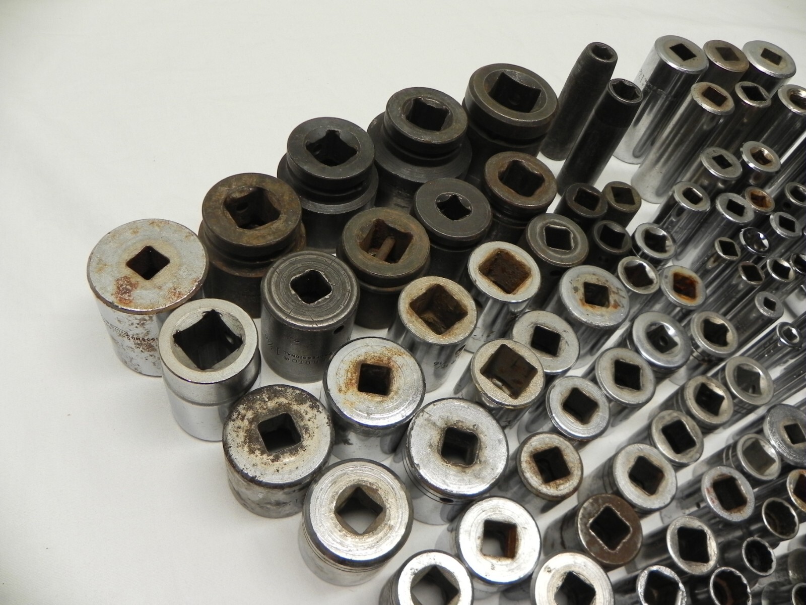 Proto/Proto Challenger Socket Lot 261 Piece Lot Old & Newer Models