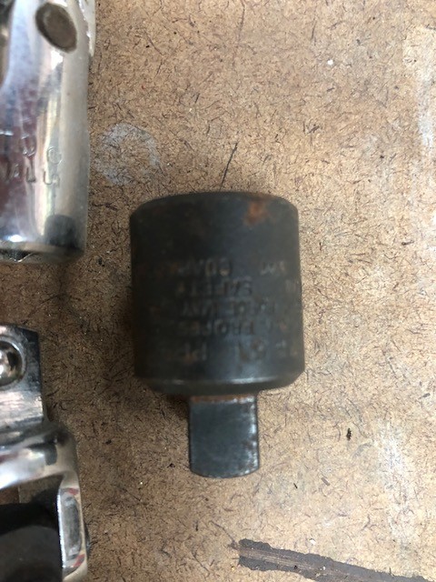2 PROTO Professional 5470 1/2” Drive Universal Swivel Sockets and 1/2 to 3/8