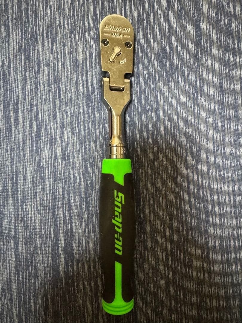 Snap-on FHF100 GREEN 3/8″ Drive Flex Head Ratchet [Unused]