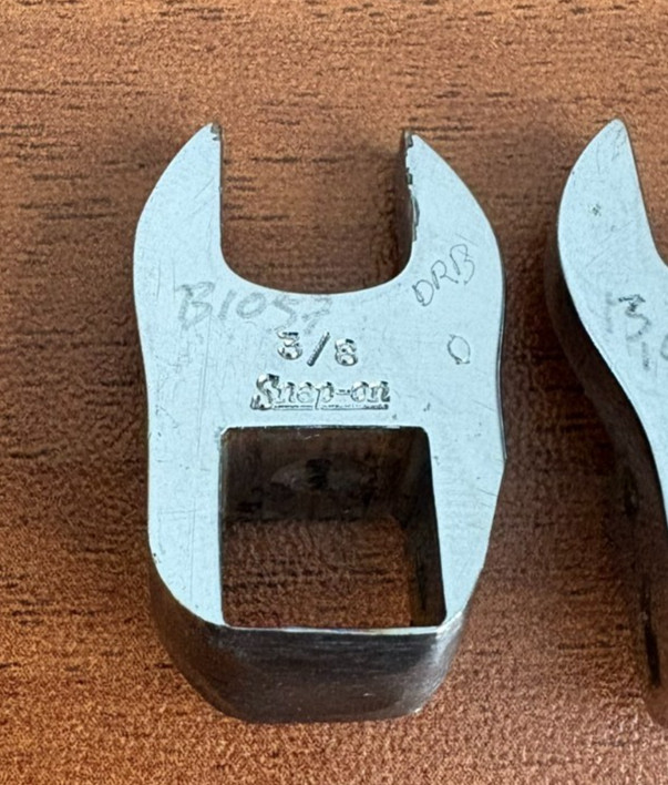 Snap On FCO12/14/18/20/22/24/26/30–3/8″ Drive SAE Open-End Crowfoot Wrench Set