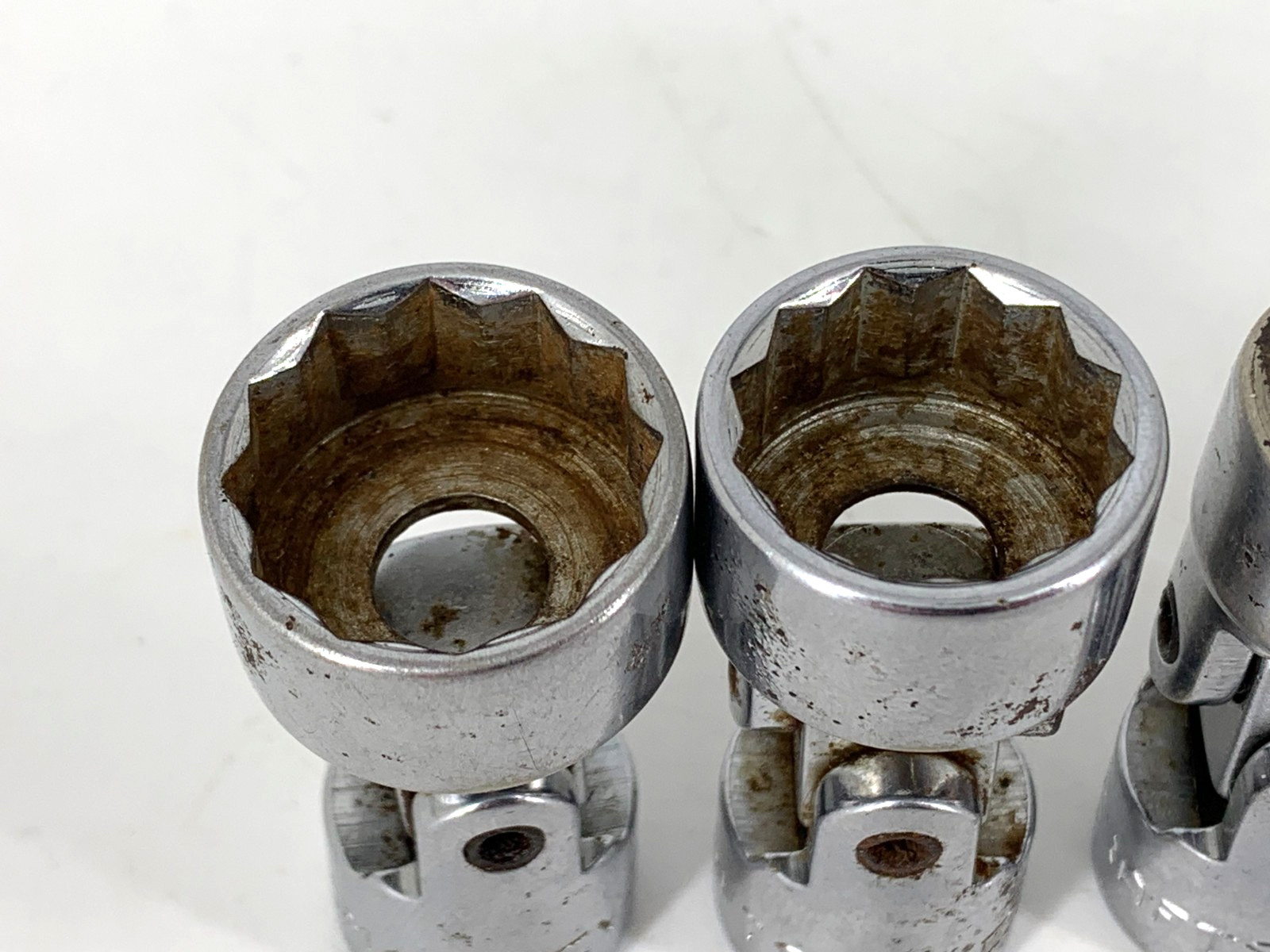 Craftsman (6) Universal Joint Sockets 3/8 Dr V 3/8, 7/16, 1/2, 9/16, 11/16, 3/4