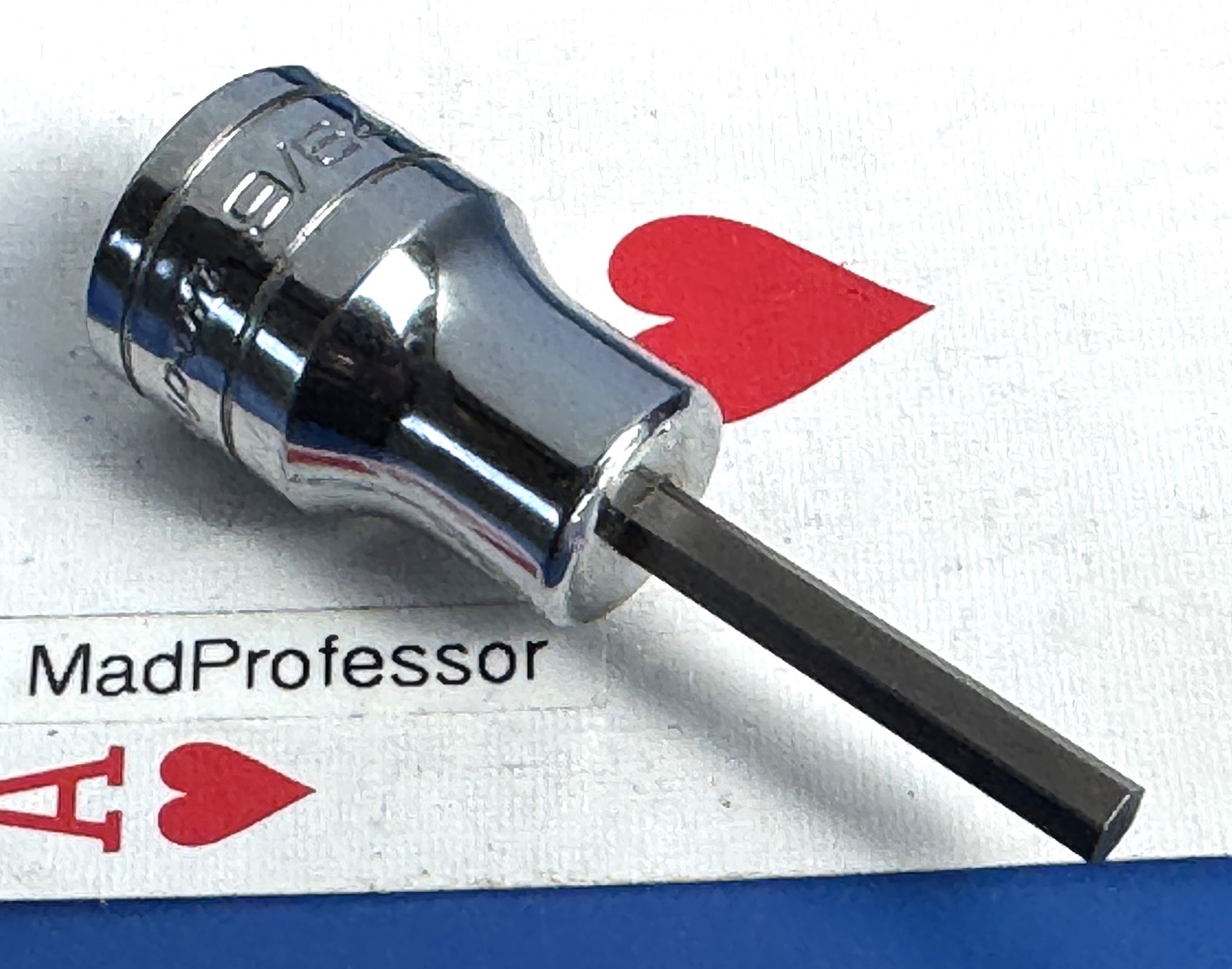 Snap-on 3/8″ Drive SAE Standard length 9/64″ Hex Driver socket FA4.5A New Bit