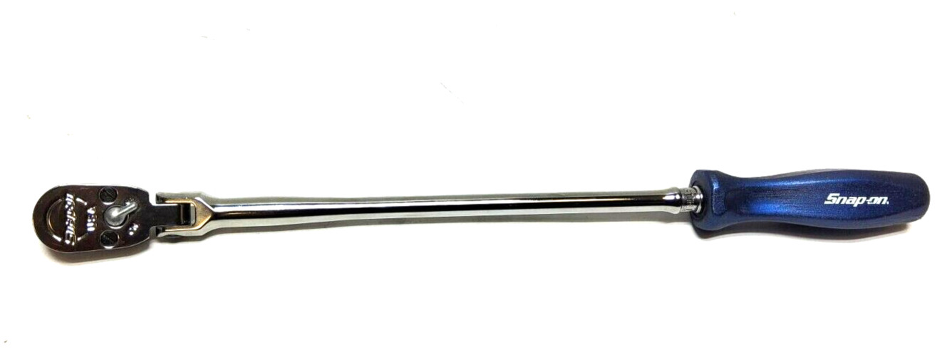 New Snap-on™ 1/4″ drive 13″ Extra Long Flex Head Hard Handle Ratchet THLLFD72MB