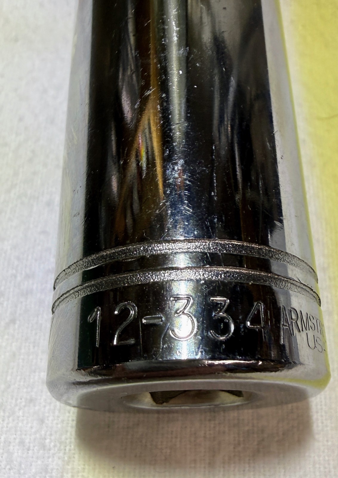 Armstrong Armaloy 1/2″ Drive 12 Point Deep SAE Socket Lot / Made in the USA
