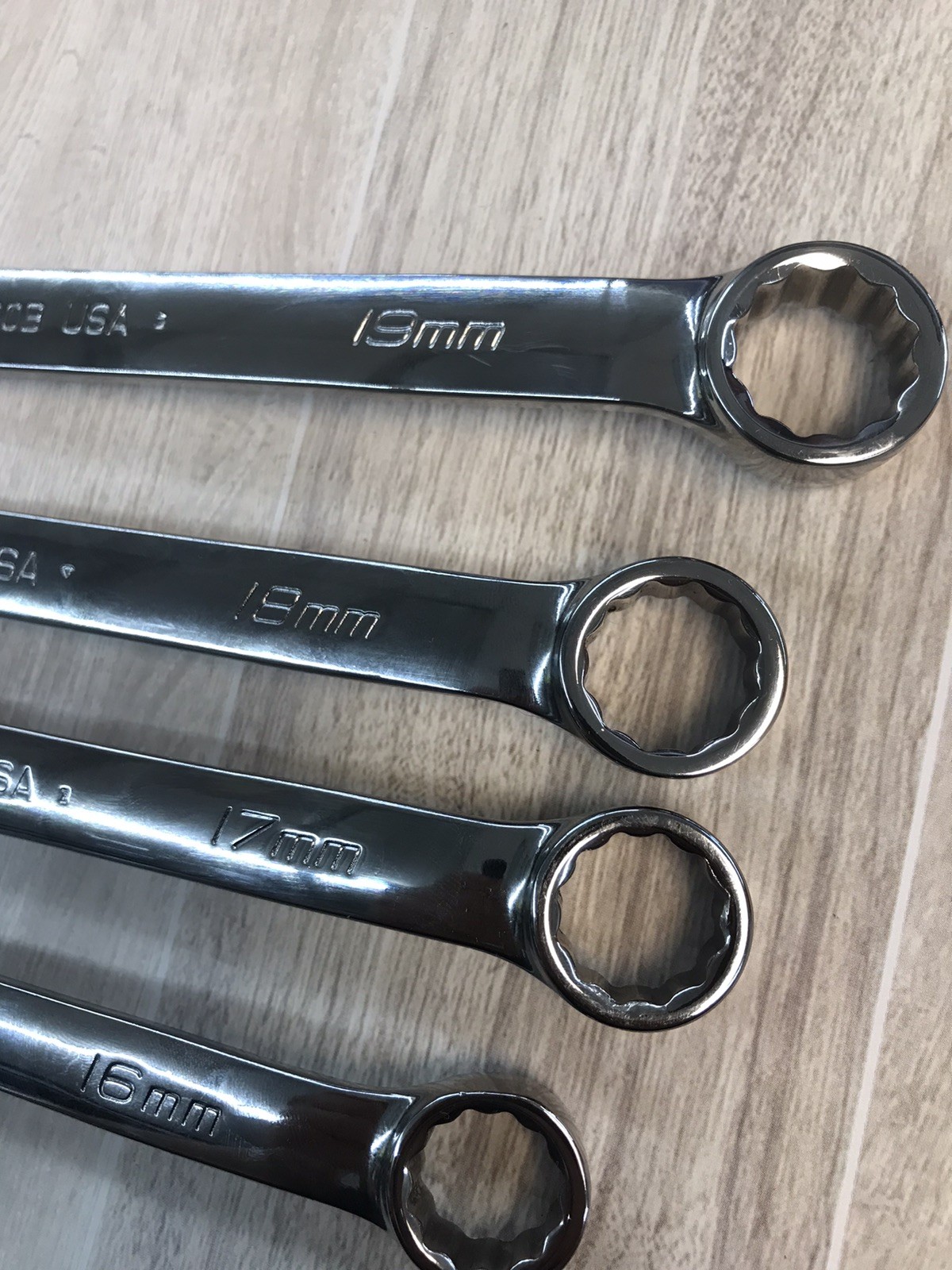 Snap-On 10pc 12 pt METRIC Flank Drive PLUS Combination Wrench Set SOEXM710