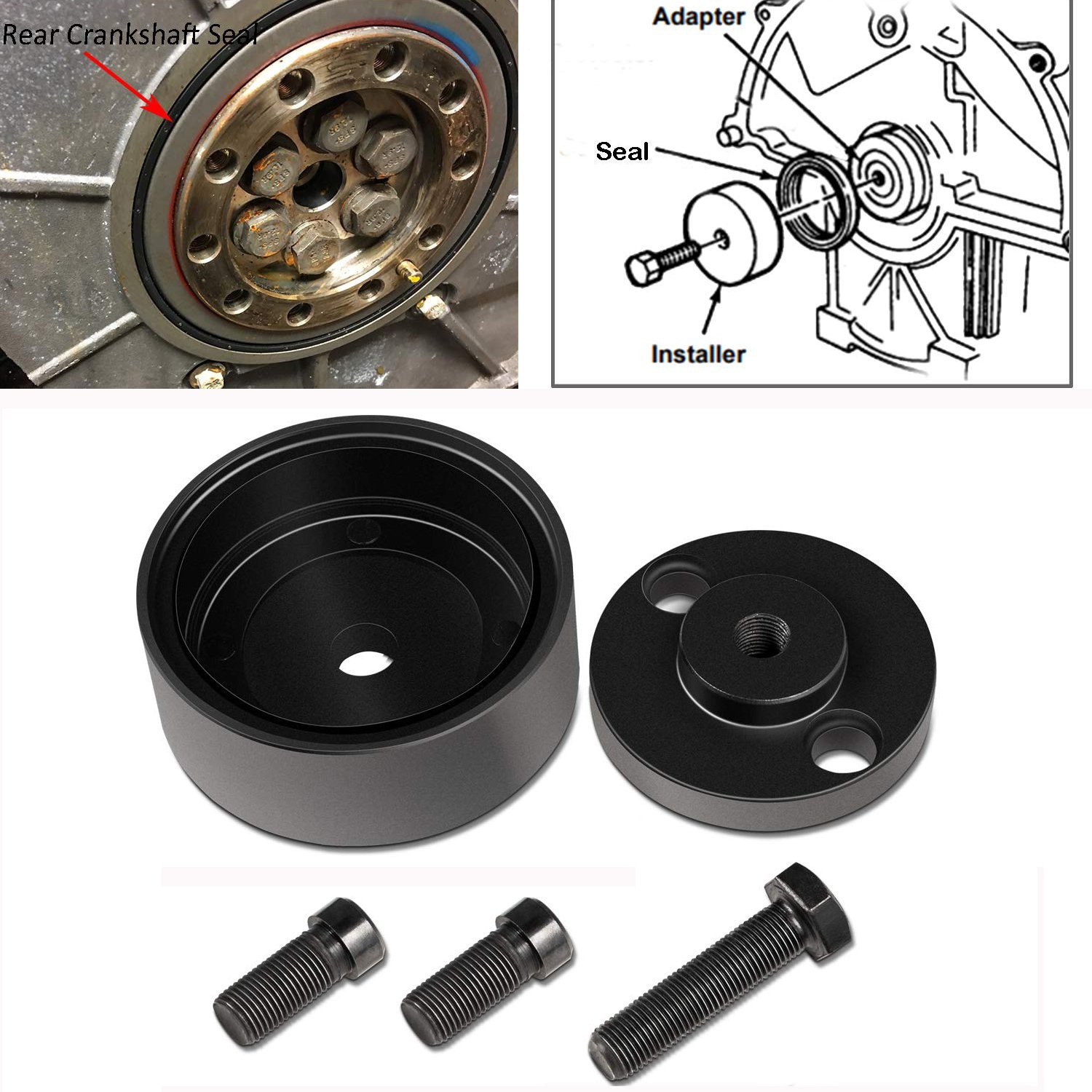 Rear Crankshaft Seal Installer Replace to OTC 7834 for Ford w/ 4.0L V6 Engine