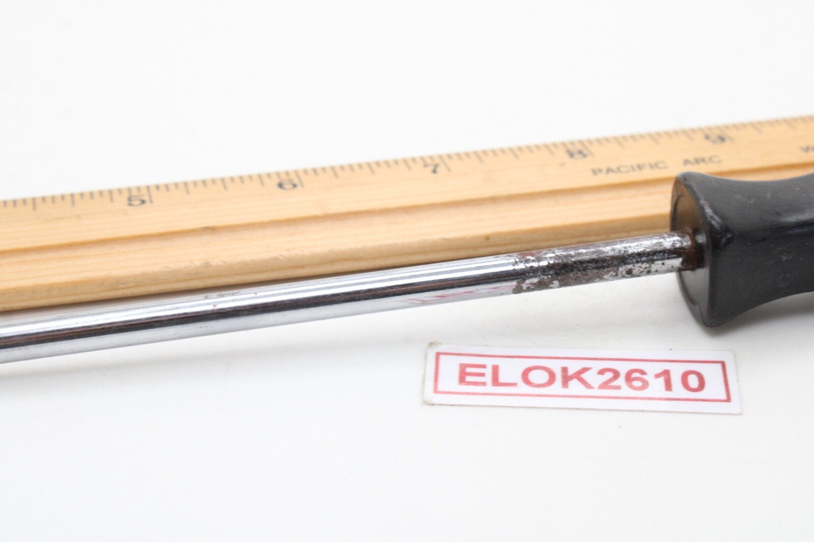 Snap-on SSD480 3/16″ Flat/Slotted Screwdriver Black Hard Handle 7.75″ Shank USA