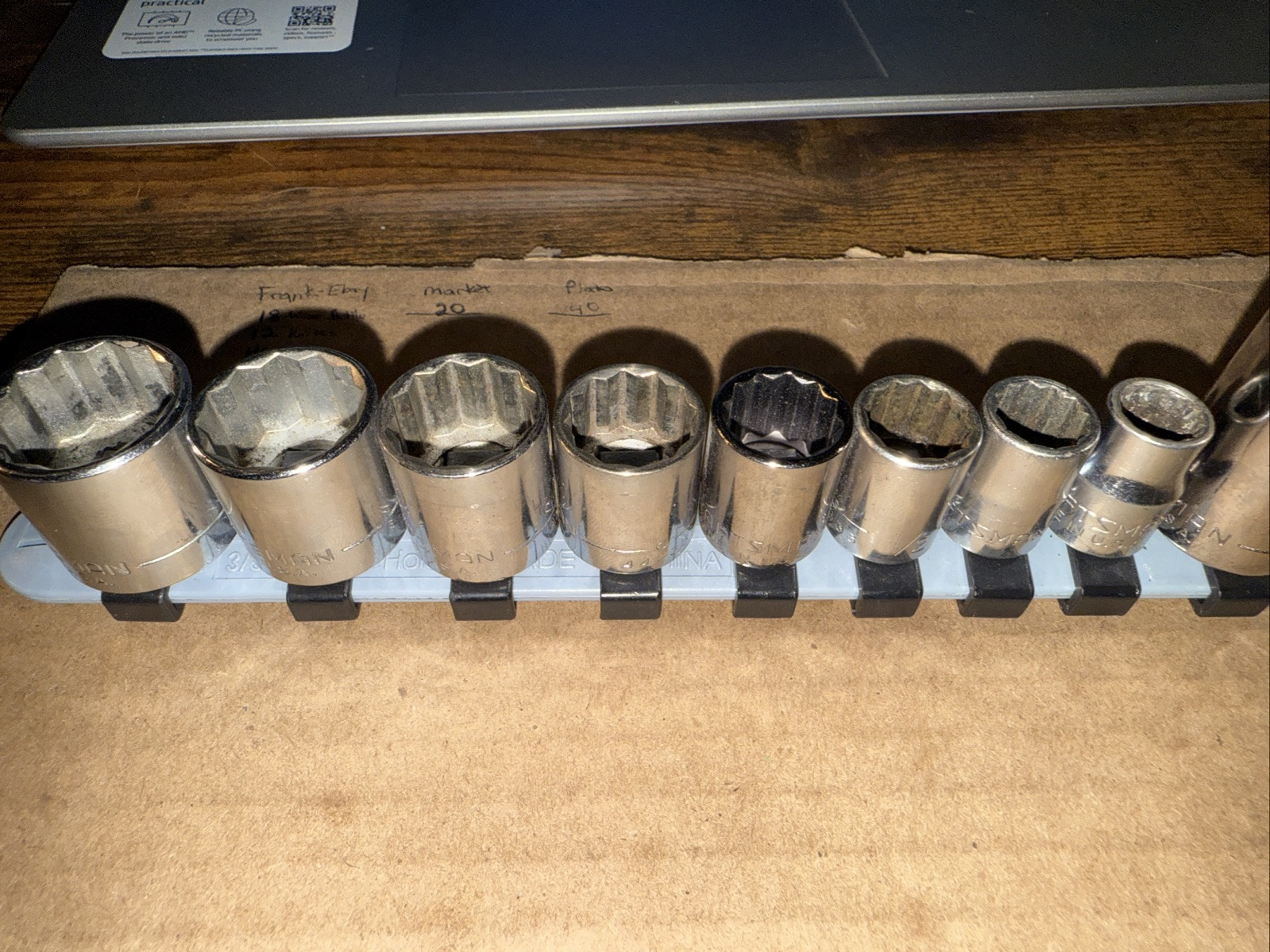 14pc Craftsman 3/8″ Dr SAE 12pt Shallow Sockets 3/8-13/16″+ 6pt Deep 3/8-11/16″