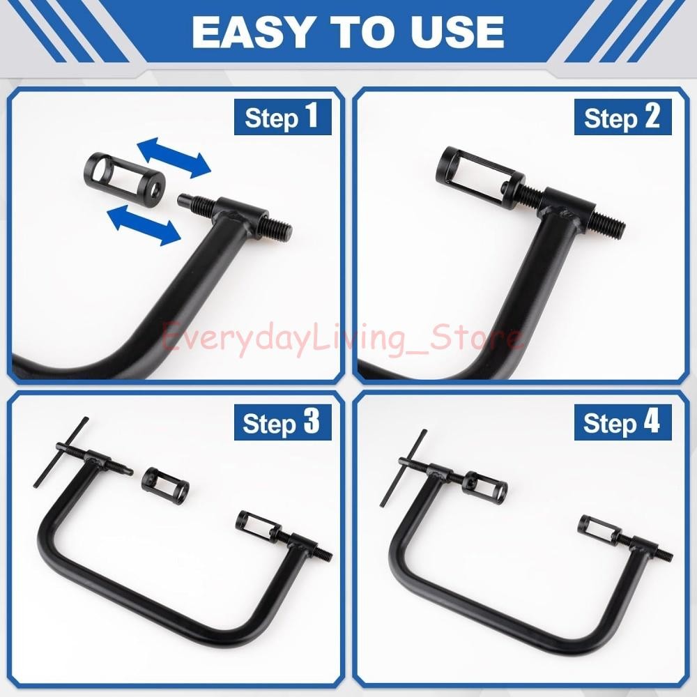 Valve Spring Compressor Set, 12PCS Clamp Removal Tool with…