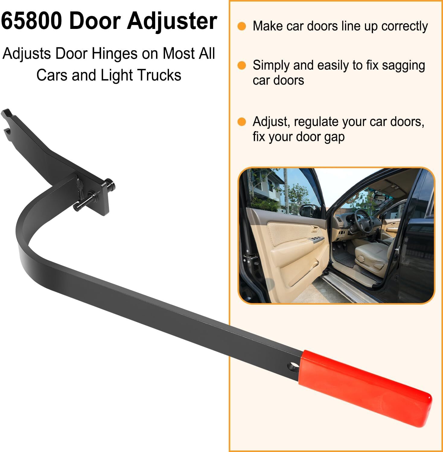 65800 Door Adjuster Door Alignment Adjustment Tool Adjust Door Hinges for Car