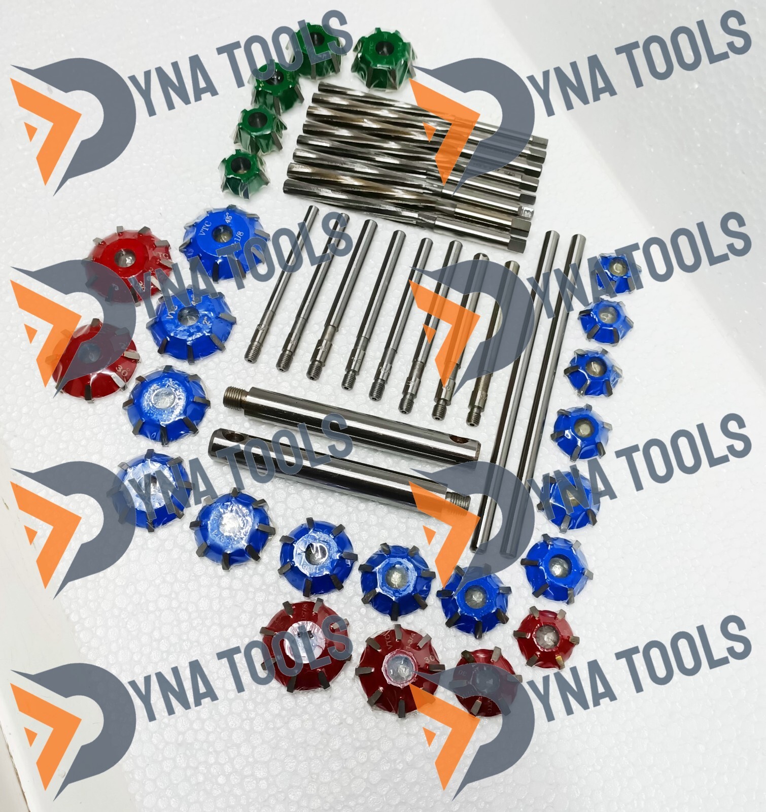 New Motorcycles 3 angle Valve Job Seat Cutter Set Carbide Tipped Best Quality