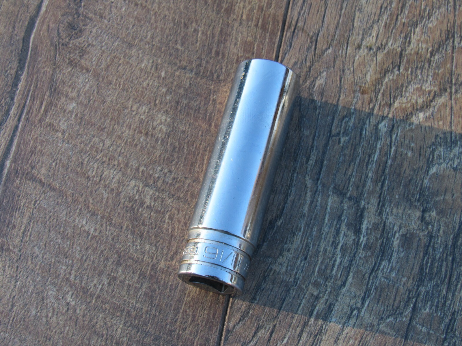 SNAP ON TS221 11/16″ 1/2″ DRIVE SAE 6 POINT DEEP CHROME SOCKET SHIPS FREE 11/16