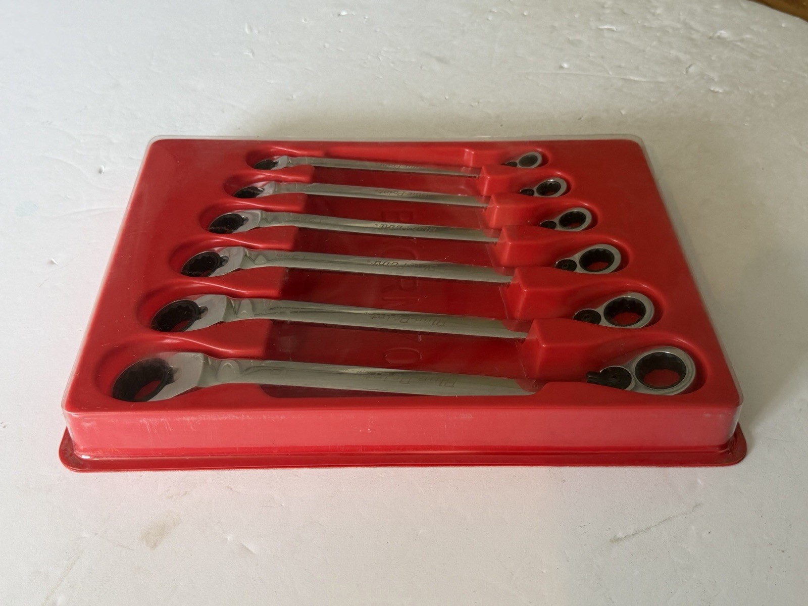 Blue Point Snap On 6pc Metric 9-19mm Ratchet Box Wrench Set BXORM706 w/ Tray USA