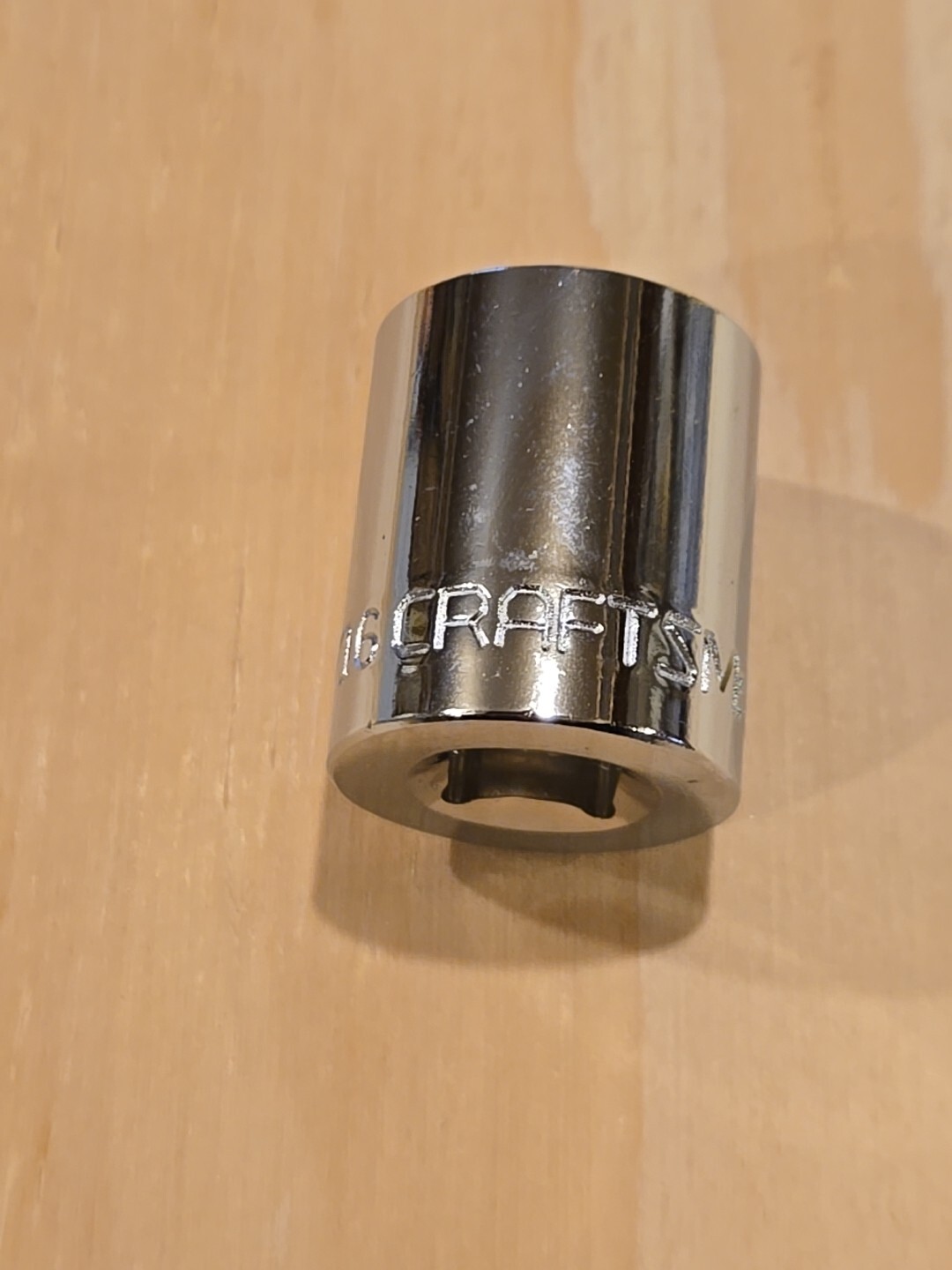 Craftsman 11/16″ 6 Point 3/8″ Drive Shallow Polished Chrome Socket 43006 Z-AL