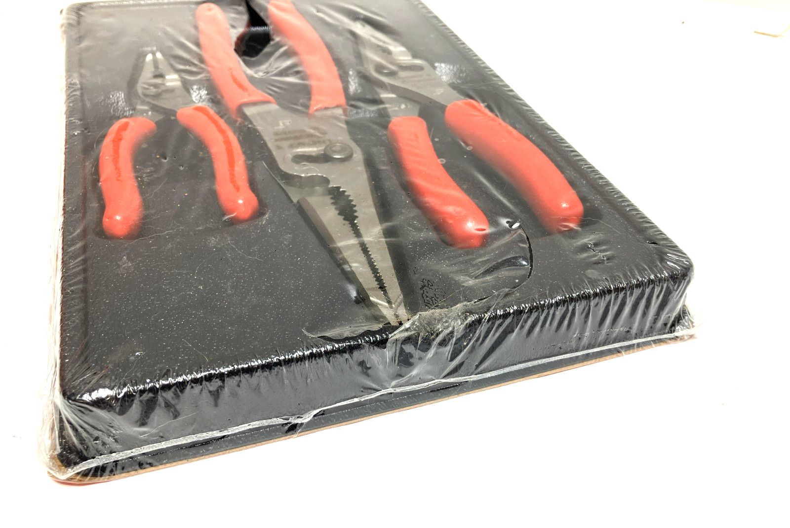 NEW Snap-on™ 3-pc Long Nose Slip Joint Pliers Set PL3LNSJCF Red