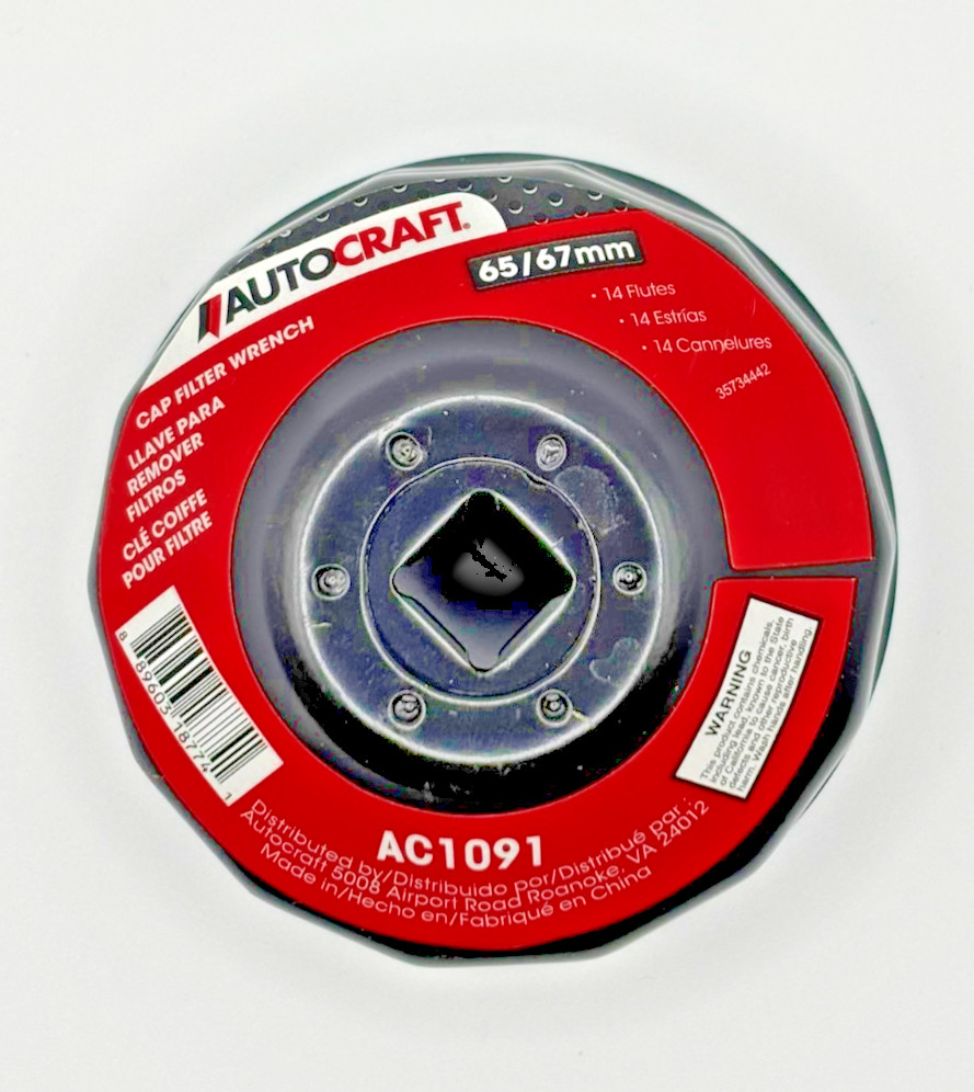 Autocraft Oil Cap Filter Wrench Various Sizes In Stock New