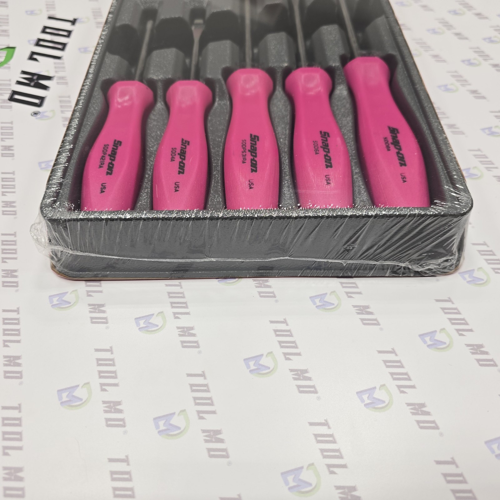 Snap-on Tools NEW LIMITED 7pc ELECTRIC PINK Hard Grip Screwdriver Set SDDX70AEP