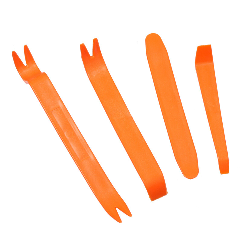 4PCs Car Door Trim Removal Tool Pry Panel Dash Radio Body Clip Installer Kit