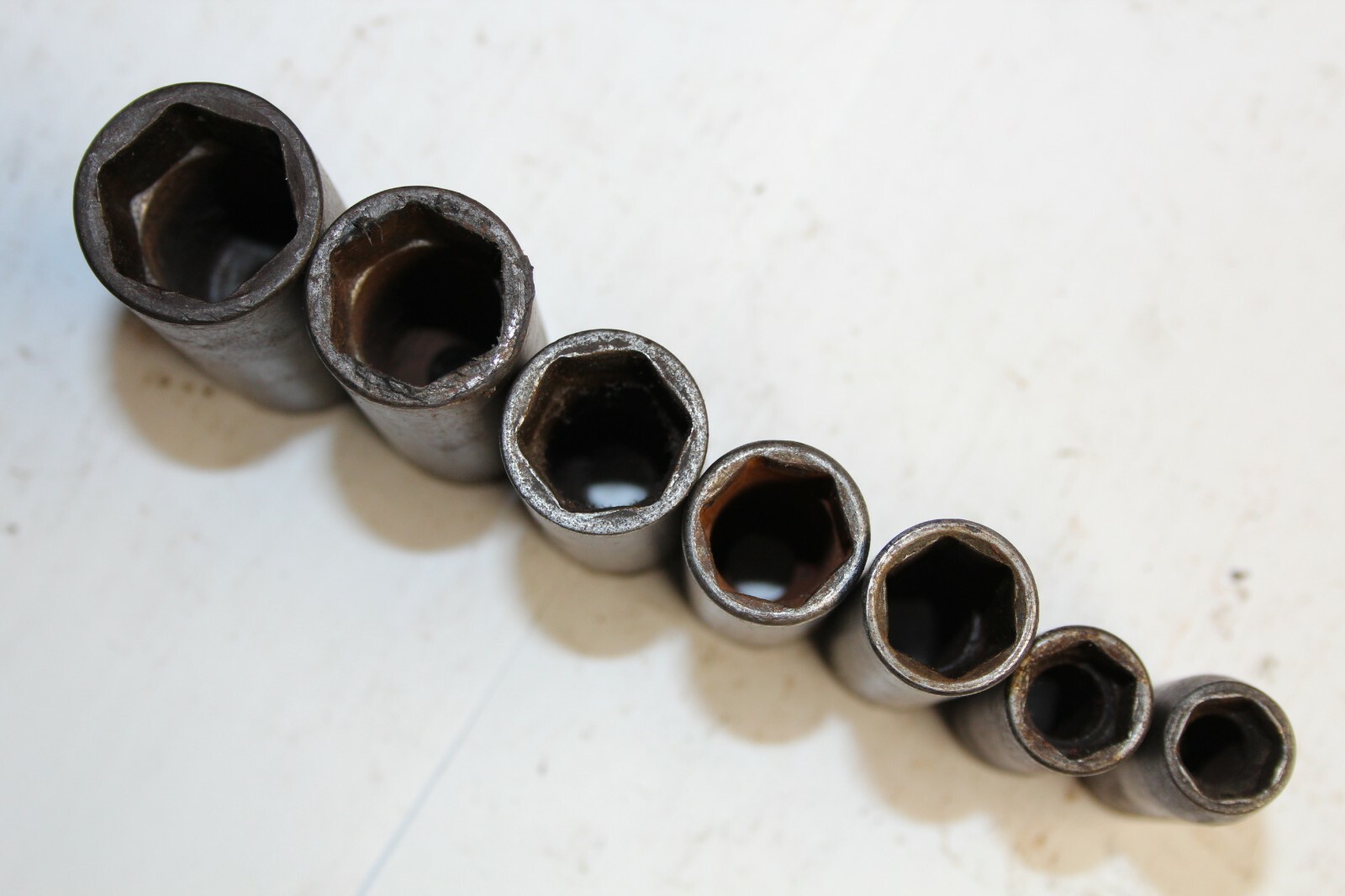 SNAP-ON TOOLS 3/8″ Drive 6-Point SAE Deep Impact Socket Set 7pcs USA