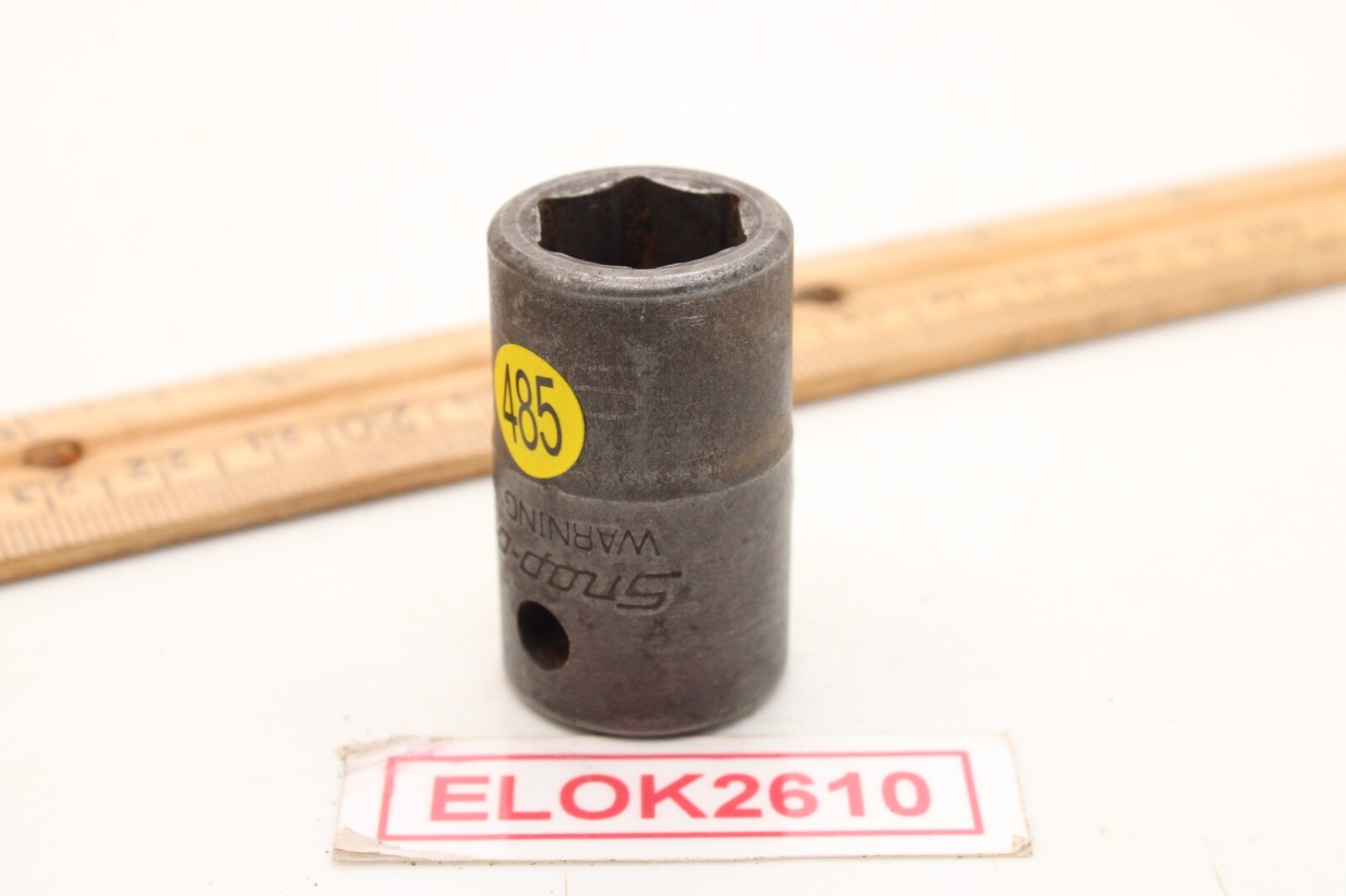 Snap-on IML180 9/16″ 1/2″ Drive 6 Point SAE Black Oxide Impact Socket USA