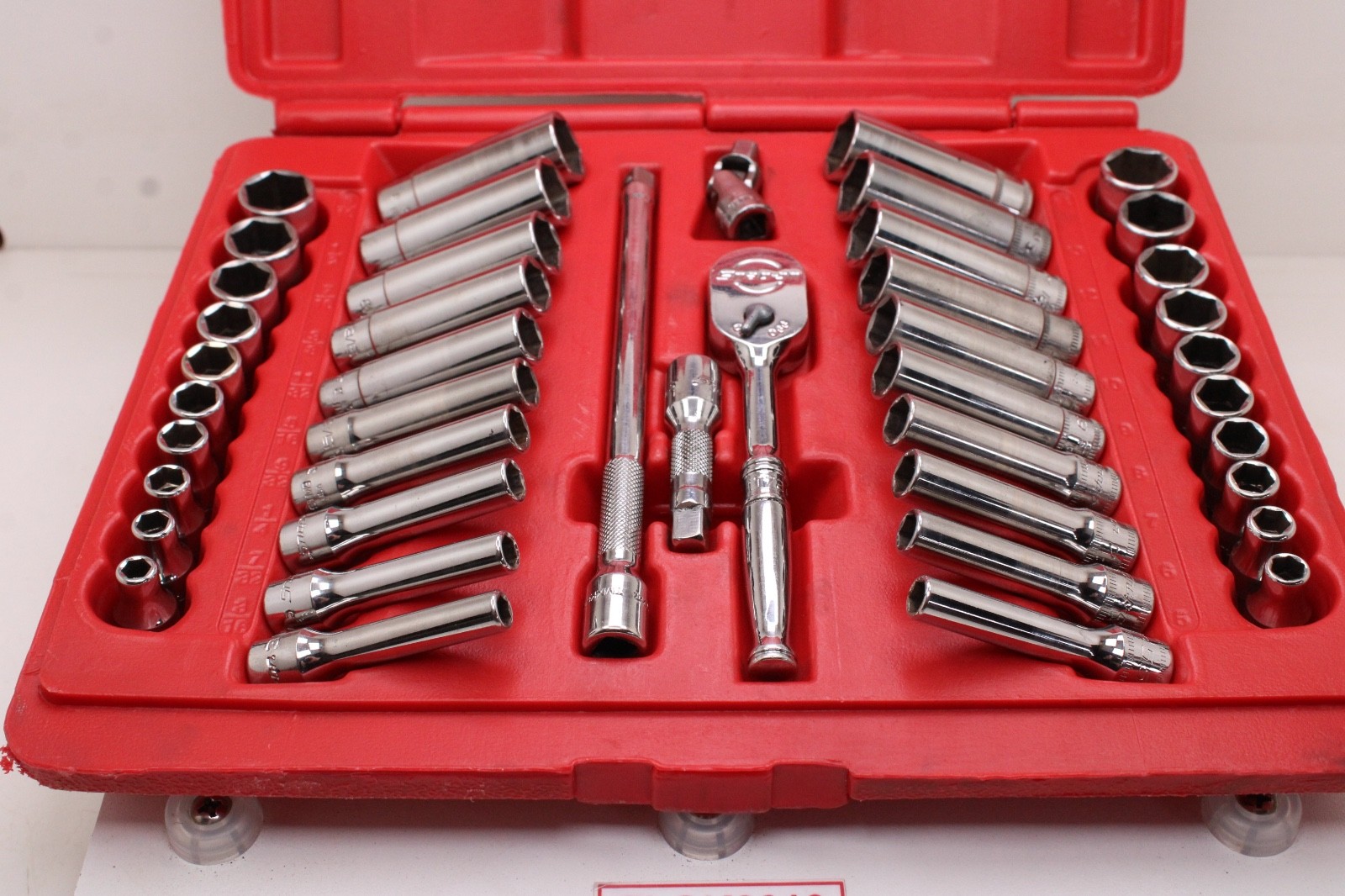 Snap-on 144TMPB 44 Piece 1/4″ Drive 6-Point Metric/ SAE General Service Set USA